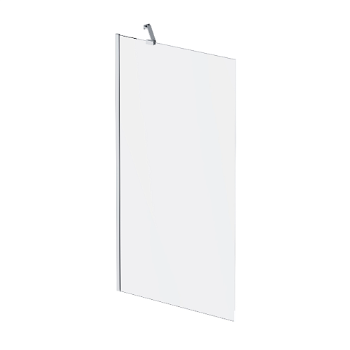 Стеклянная шторка для ванны 80 AM.PM Gem W90BS-080-140CT фиксированная, профиль хром: фотография 1