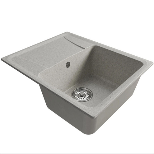 Мойка ML-GM26 с крылом, серая (310), 470х580х190 мм: фотография 1