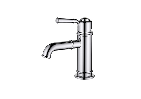 Смеситель для раковины 72 без донного клапана Aquatek AQ1510CR Классик: фотография 1