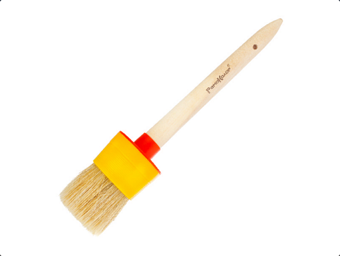 Кисть круглая №16, пластиковый корпус 55мм, РемоКолор: фотография 1