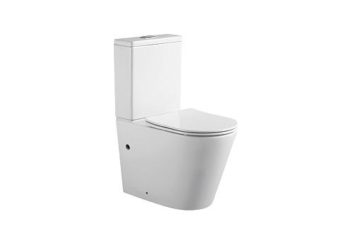 Унитаз-компакт напольный с бачком Aquatek Вега AQ2904-00 с сиденьем Soft Close: фотография 1