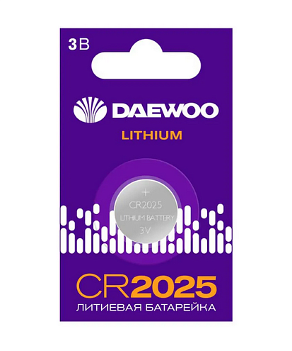 Элемент питания литиевый CR2025 3В 2021 BL-1 DAEWOO 5034143: фотография 1