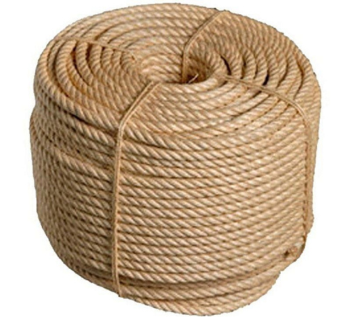 Канат джутовый 12мм, бухта 50м: фотография 1