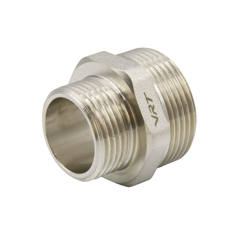 Ниппель переходной 1 1/4"-1" НН никель VRT: фотография 1