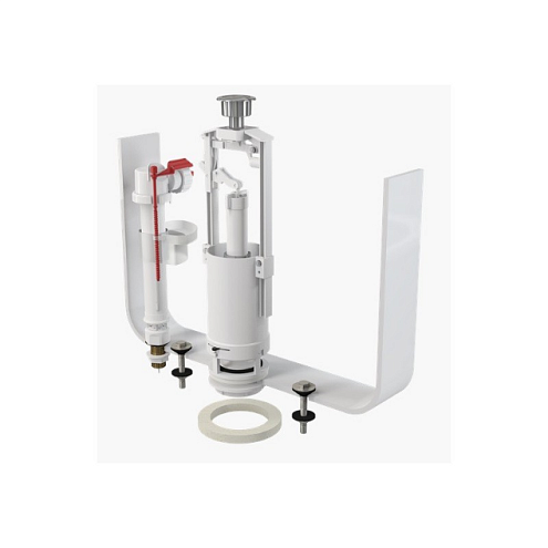 Арматура для унитаза Alcaplast SA2000S нижняя подводка, стоп кнопка: фотография 1