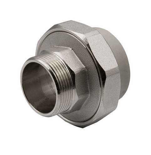 Муфта комбинированная разъемная, наружная резьба 50х1 1/2'' EVER plast   : фотография 1