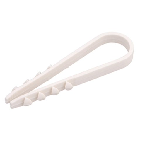 Дюбель-хомут 5-10 для круглого кабеля белый 100шт PROCONNECT 07-4501-2: фотография 1