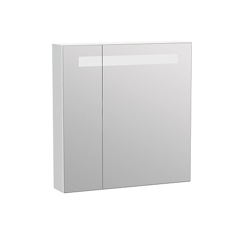 Зеркало-шкафчик MELAR 70 SP-LS-MEL70-Os c подсветкой, белый: фотография 1