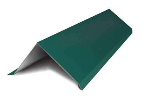 Планка ветровой доски 80х100мм зеленый мох (6005) L=2,0м: фотография 1