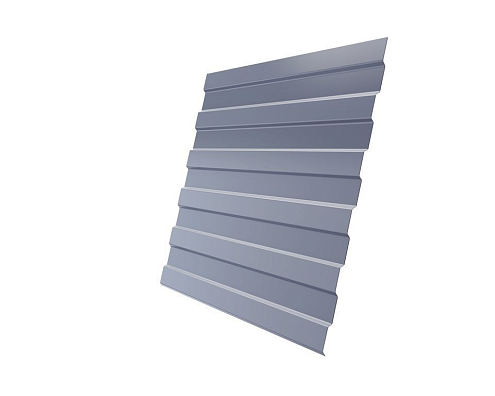 Профнастил С8 сигнальный серый (7004)  1200х2000  0,45мм: фотография 1