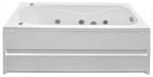 Ванна BAS Верона с гидромассажным оборудованием Flat: фотография 1