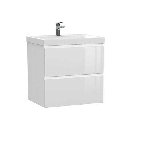Тумба под раковину подвесная MODUO 60 для MODUO 60 белый: фотография 1