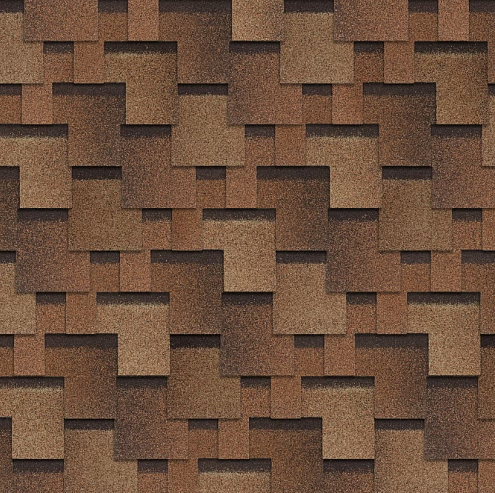 Гибкая черепица, Технониколь Фокстрот, Сандал 3м²: фотография 1