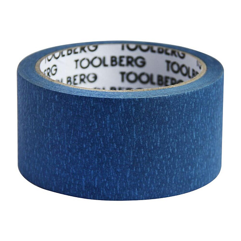 Малярная клейкая лента для наружных работ 50мм х 50м, 135мкм синяя Toolberg: фотография 1