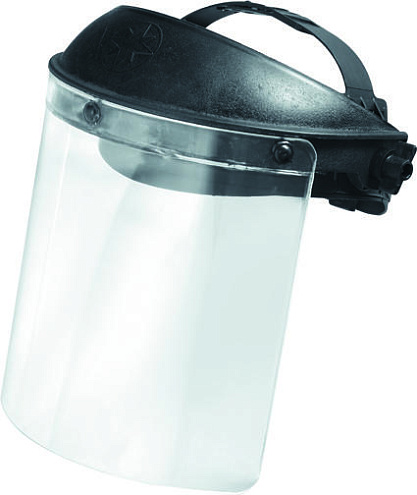 Щиток защитный лицевой, экран 200х400мм, ПВХ: фотография 1