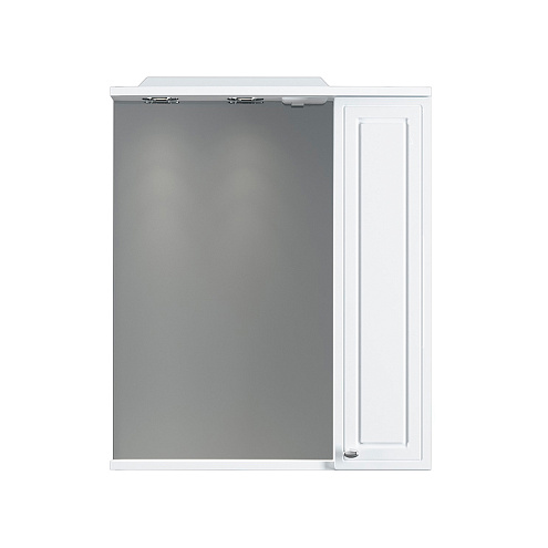 Зеркало-шкаф Damixa Palace One M41MPR0601WG белый глянцевый с подсветкой: фотография 1