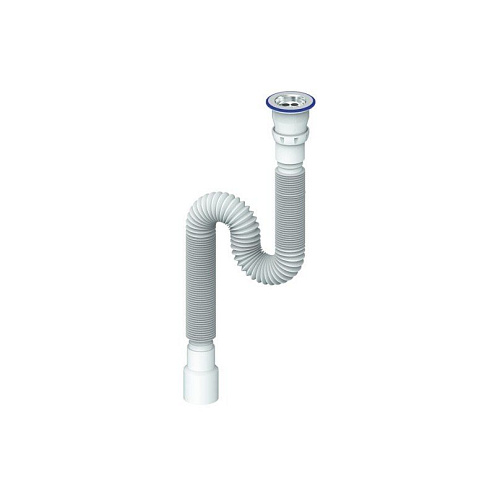 Гофрированный сифон 1 1/2"х40х50 Unicorn D230: фотография 1