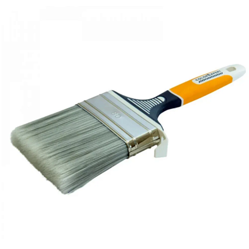 Кисть флейцевая "UniStar" 80мм, синтетическая расщеплённая щетина, 3К ручка, ColorExpert: фотография 1