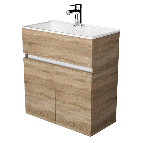 Тумба с раковиной Mira 60П 2 дверь Дуб Сонома: фотография 1