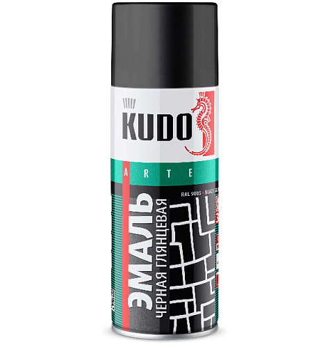 Эмаль универсальная «3P» TECHNOLOGY, черный глянцевый : фотография 1