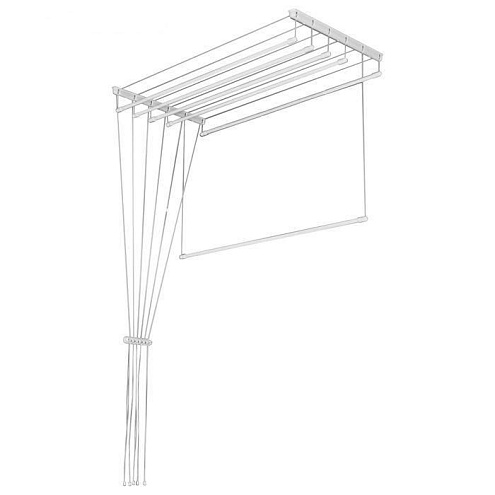 Сушилка для белья потолочная "Лиана" 1,5м: фотография 1