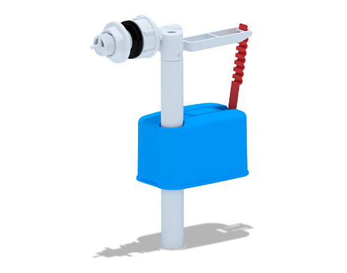 Клапан заливной для унитаза боковая подводка G 1/2" с пластиковым штуцером эконом АНИ Пласт WC5050: фотография 1