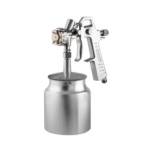 Краскопульт пневматический, с нижним бачком 0,75л, сопло 1,5мм, рабочее давление 3-5бар, ORION: фотография 1