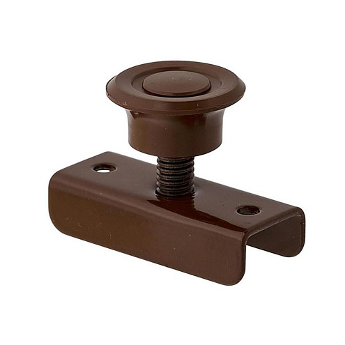 Опора М8 регулируемая металлическая  под плиту 16мм коричневая, 2шт: фотография 1