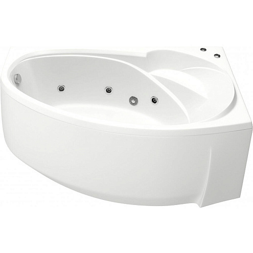 Ванна BAS Фэнтази с гидромассажным оборудованием Flat правая: фотография 1