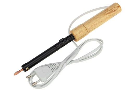 Паяльник ЭПСН 220В 65Вт деревянная ручка ПД Rexant 12-0265: фотография 1