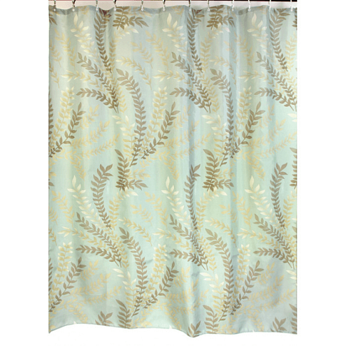 Занавеска-штора для ванн "ZALEL" 1344 зеленая: фотография 1