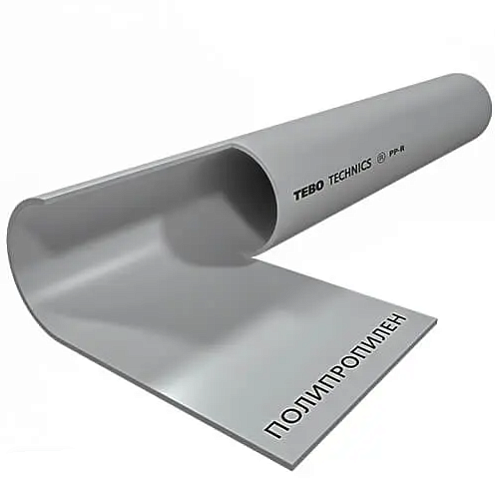 Труба неармированная SDR6 PN20 20x3,4 TR-TB серый Tebo: фотография 1