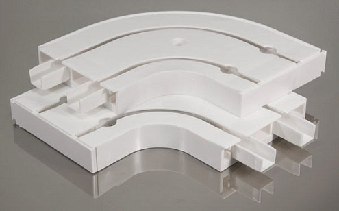 Закругления двухрядные Legrand, левое и правое: фотография 1