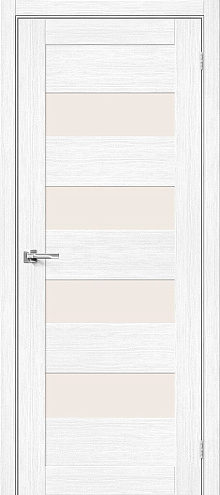 Дверь Браво 23 Snow Melinga стекло Magic Fog 2000х800: фотография 1