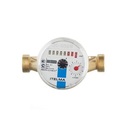 Счетчик воды WFK20 Ду15 L110 Х/В 30С без комплекта Ителма: фотография 1