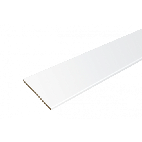 Добор Л Л-14 Белый МДФ 2070х100х8: фотография 1