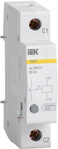 Расцепитель независимый РН47 на DIN-рейку IEK MVA01D-RN: фотография 1