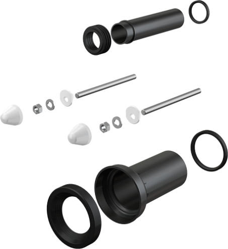 Комплект  дополнительных принадлежностей для инсталяции унитаза Alcaplast М-900: фотография 1