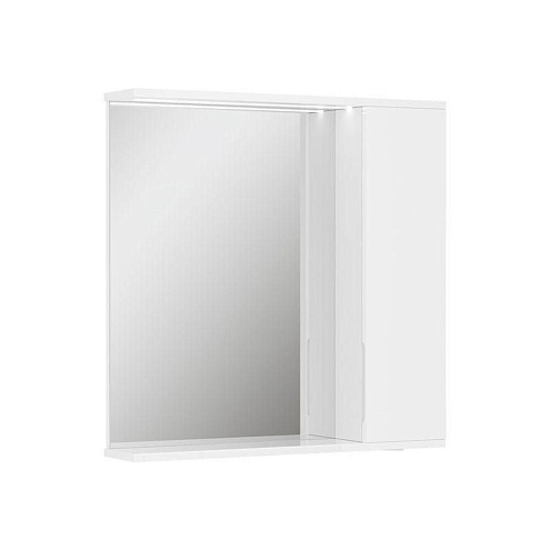 Зеркало-шкаф Lake 70 левый белый: фотография 1