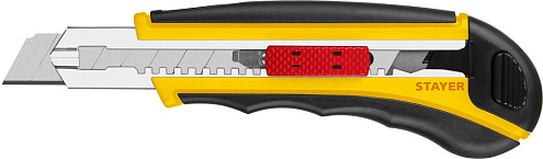 Нож Stayer "KS-18А", с автостопом, 18мм: фотография 1