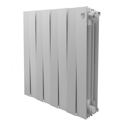 Радиатор биметаллический Royal Thermo PianoForte 500 /Bianco Traffico 8 секций: фотография 1