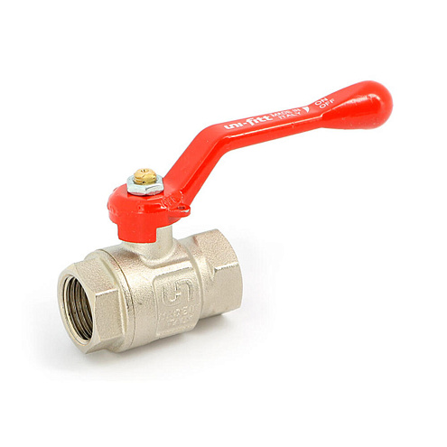 Кран шаровой 1/2" рычаг ВВ Uni-Fitt: фотография 1