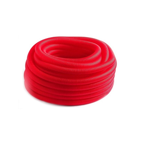 Гофра защитная 25/21 для труб PEX и PERT диаметр 16, 20 красная : фотография 1