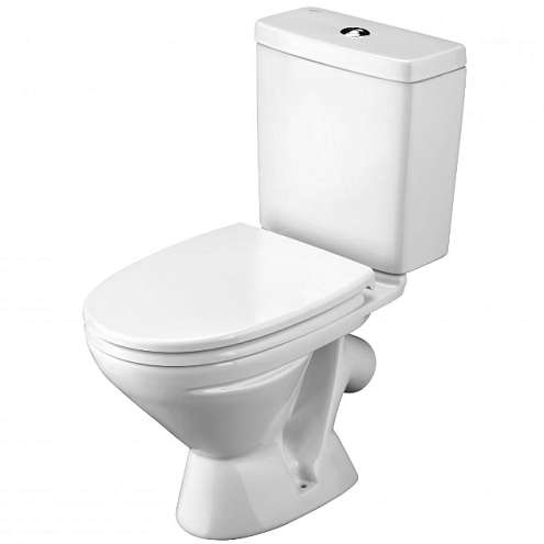 Унитаз-компакт Santek Лига с диагональным выпуском, стандарт- 2 режима, дюропласт, 1WH302141: фотография 1