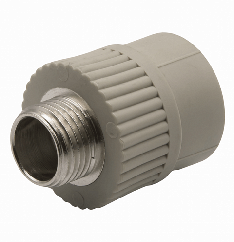 Муфта комбинированная наружная резьба 25х1/2'' EVER plast   : фотография 1