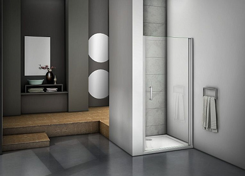 Душевое ограждение MOKKA DR-90-C-WE: фотография 1