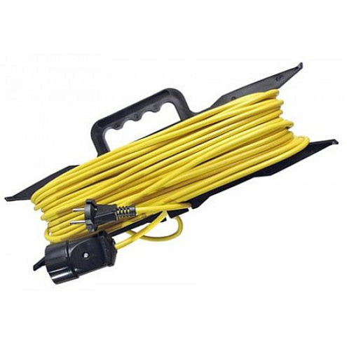 Удлинитель-шнур на рамке 1х40м с заземлением 10А IP20 2.2кВт Союз 481S-5304: фотография 1