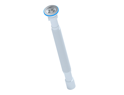 Сифон гофрированный 1 1/4"х32/40 удлиненный АНИ Пласт G217: фотография 1