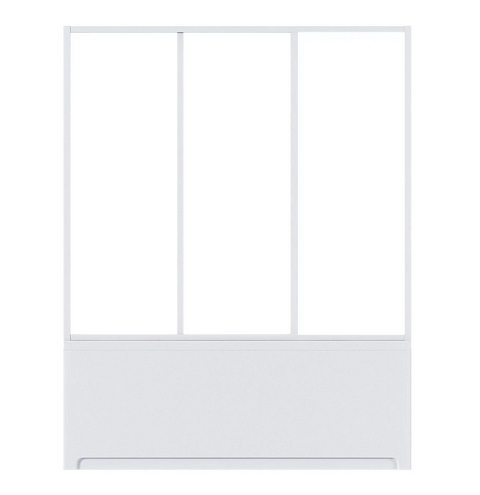 Шторка Бриз, Верона, Ибица 3 створки прозрачное стекло: фотография 1