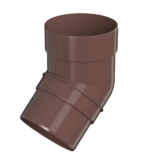Колено трубы Технониколь Оптима 120/80, 135°, темно-коричневый: фотография 1